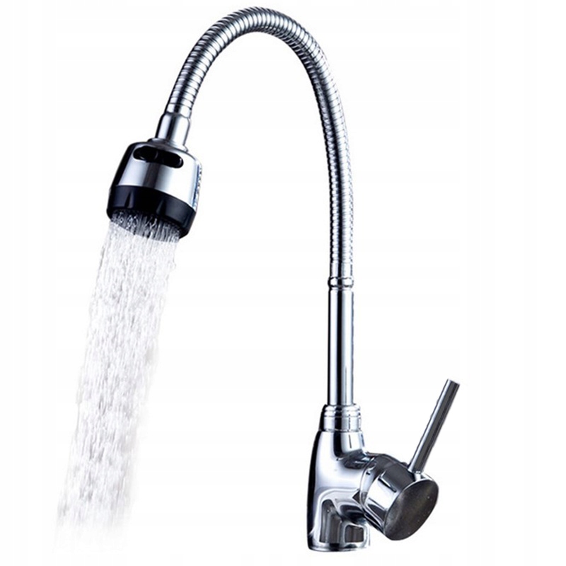 Unitec AQUA SANITARY kuchynská stojanková batéria strieborná